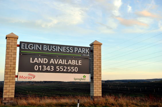 Elgin Business Park is on the eastern outskirts of the town.