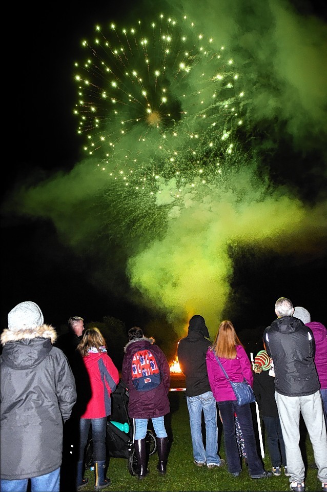 Ellon Bonfire and Fireworks Display at Gordon Park, Ellon. 