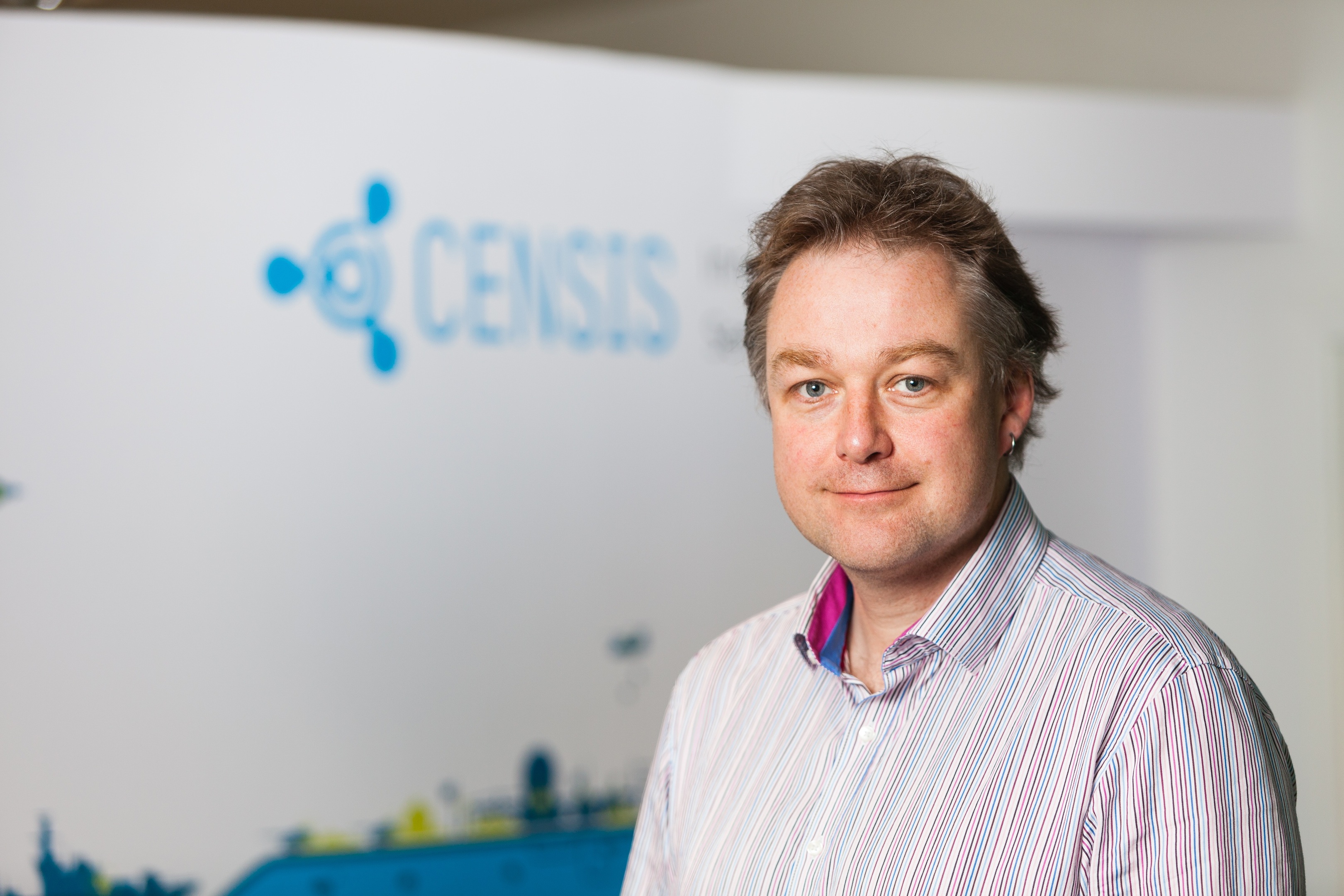 Mark Begbie of CENSIS. Photograph by Angus Forbes.