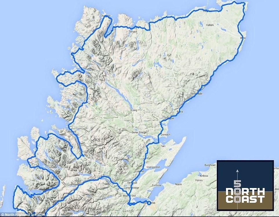 The NC500 route.