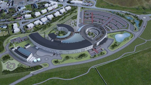 Artist impressions of plans for the new Orkney hospital