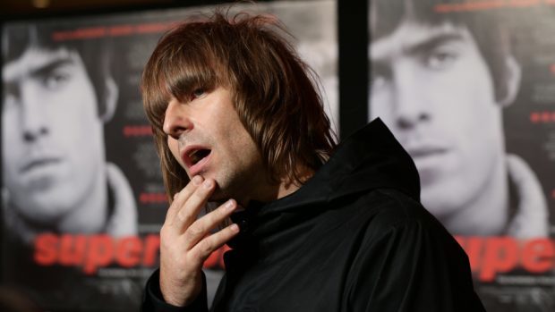 Liam Gallagher was reduced to floods of tears by Travis singer Fran Healy in Aberdeen