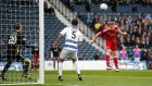 Aberdeen's Adam Rooney headed the opening goal in his side's win over Morton