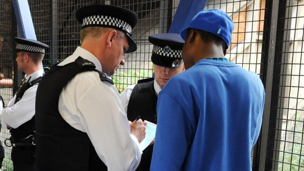 Police were given new instructions on when to stop and search
