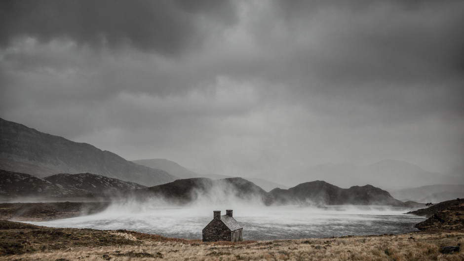 Dougie Cunningham of Loch Stack in Sutherland, Scotland, took his picture entitled Shelter from the Storm (Take A View/PA)