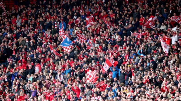 Aberdeen fans will be right behind the team in the Scottish Cup final.
