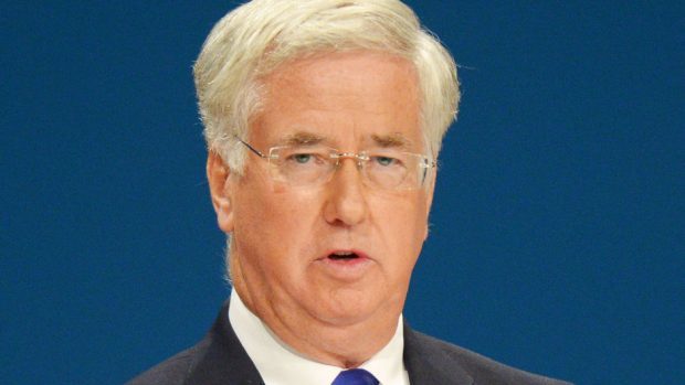 Defence Secretary Sir Michael Fallon