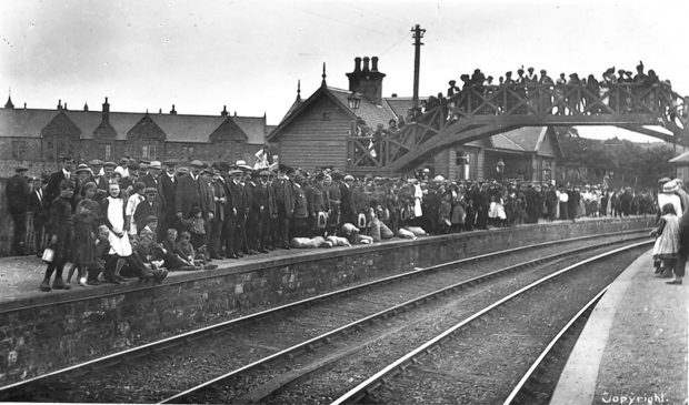 Portsoy Station in 1914