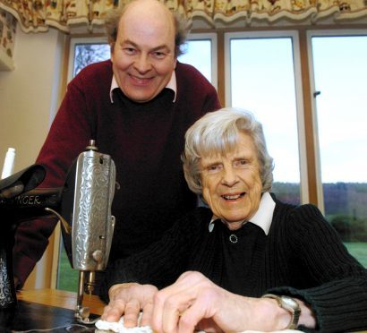 Valerie Hunter-Gordon with her son Nigel