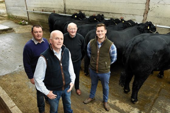 Garry Coutts, Neil Wattie Jnr, Neil Wattie Snr and Mark Wattie