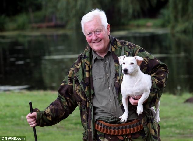 Sir Benjamin Slade on his estate