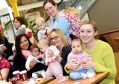Young mother Laura Wood with baby Thea Cosima at the launch of Aberdeen's new Breastfeeding Welcome Scheme