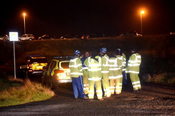 A missing person search was sparked at Aberdeen beach. (Picture: Kevin Emslie)