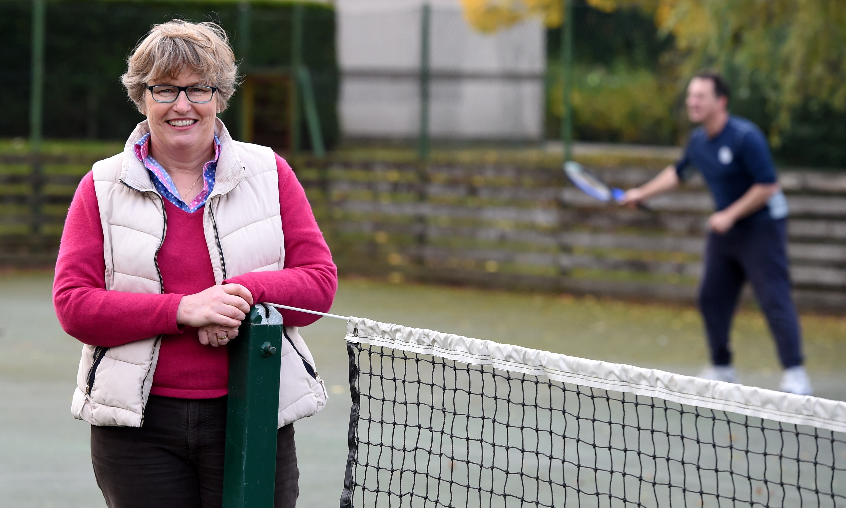 Elgin lawn tennis club, committee member Teresa Tait. 
Picture by Jim Irvine