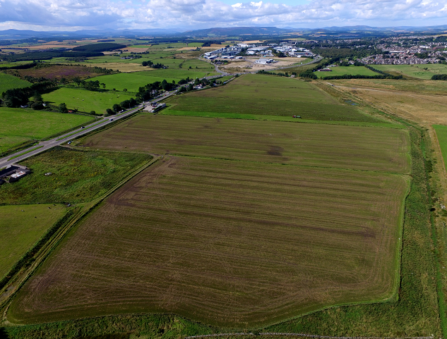 The proposed development is situated adjacent to the Aberdeen – Westhill road (A944). (by Kenny Elrick)