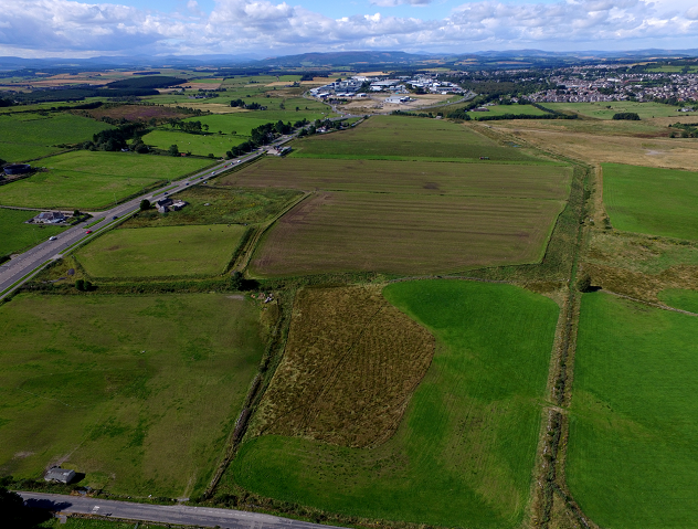 The proposed development is situated adjacent to the Aberdeen – Westhill road (A944). (by Kenny Elrick)