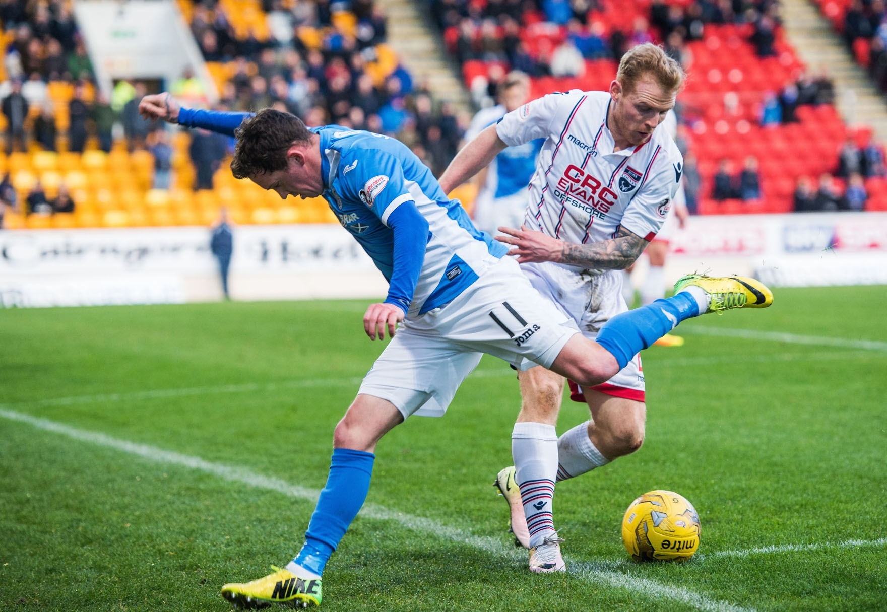 Ross County triumphed 4-2 against St Johnstone in November.