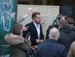 Leonardo DiCaprio arrives for a visit to Home by Social Bite sandwich shops in Edinburgh, which work to help the homeless  Jane Barlow/PA Wire