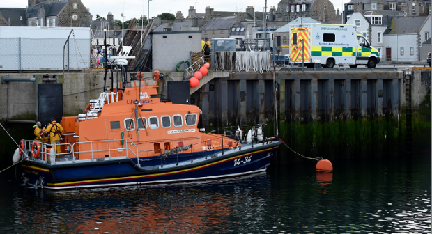 The Fraserburgh lifeboat has been called into action (Duncan Brown)