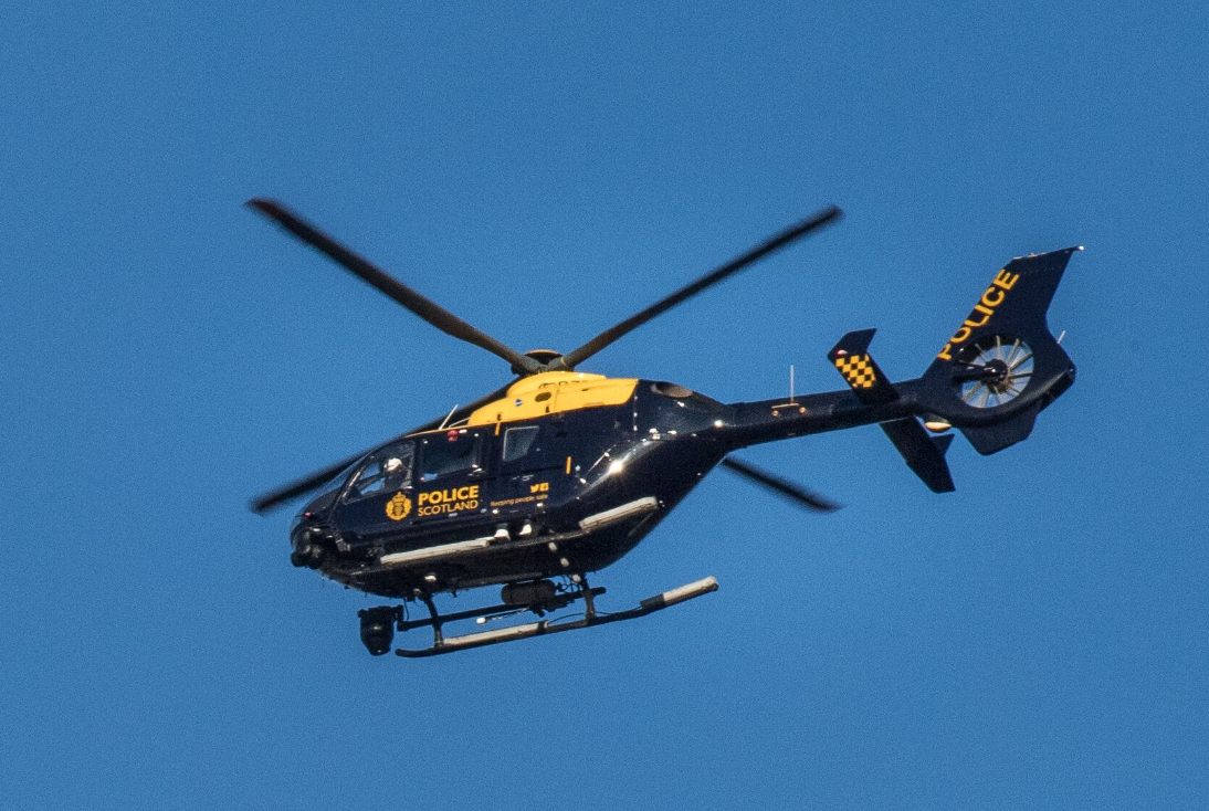 Police Scotland's air support helicopter