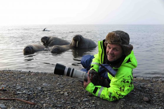 Doug Allan will visit Macduff later this month.