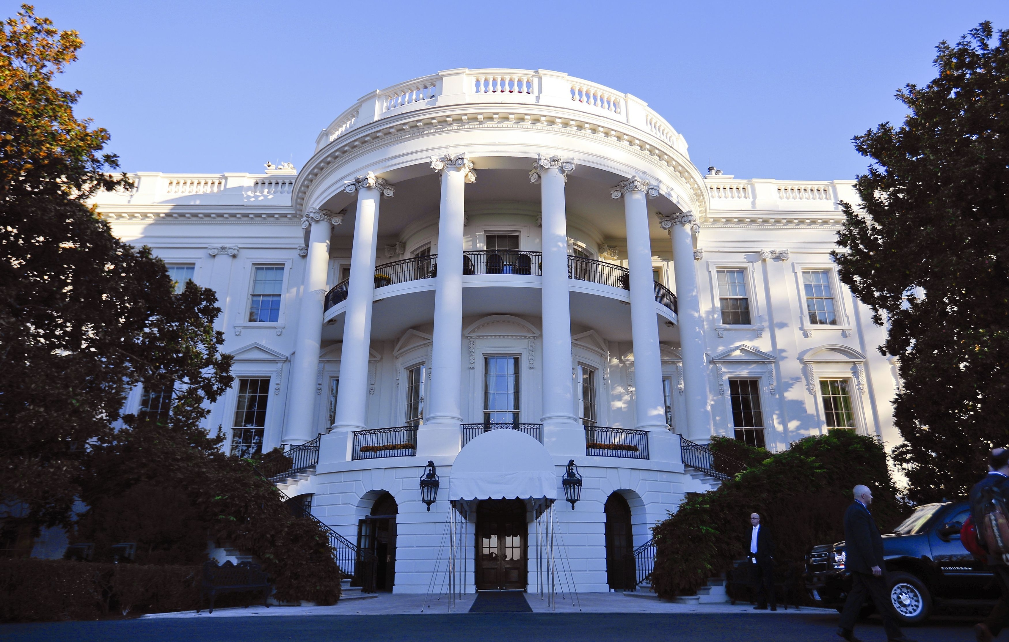 The White House as seen on Tuesday, Nov. 8, 2016 in Washington. After nearly two years of bitterness and rancor, America will elect its 45th president today, making Hillary Clinton the nation's first female commander in chief or choosing billionaire businessman Donald Trump, whose volatile campaign has upended U.S. politics. (AP Photo/Pablo Martinez Monsivais)