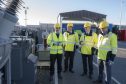 Moray's MP Angus Robertson and MSP Richard Lochhead were given a tour of the depot as part of the opening ceremony.