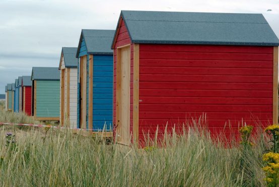 There have been 10 beach huts built on the coast near Findhorn with another five expected to be complete before the end of the year.