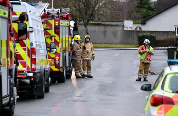 The call was made at 1.30pm to the centre on Westdyke Drive in Elrick