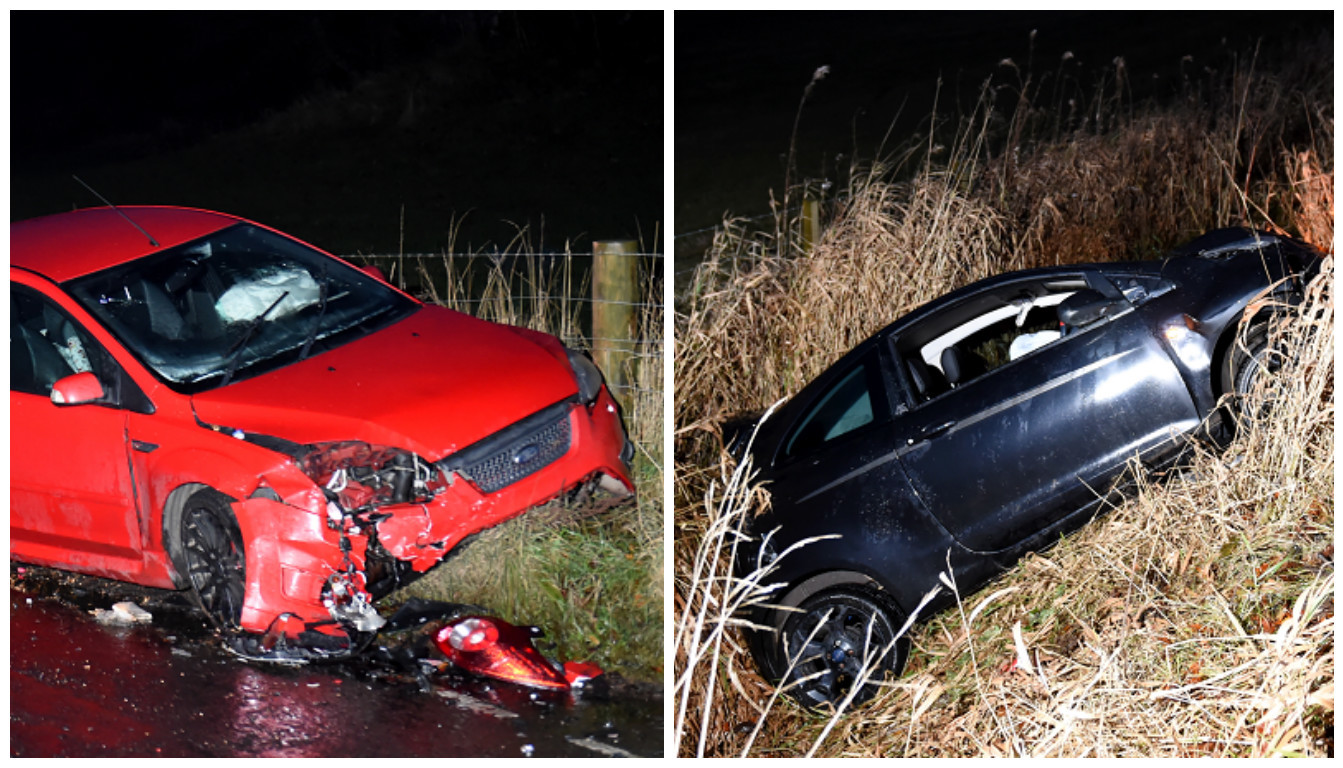 Police Scotland are at the scene of a road traffic collision (Pics by Kenny Elrick)