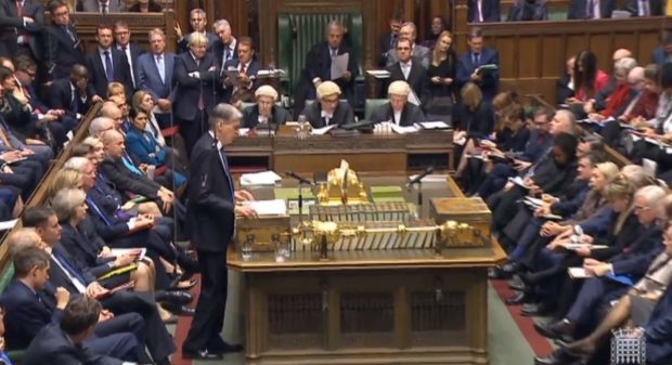 Chancellor Philip Hammond delivers his Autumn Statement