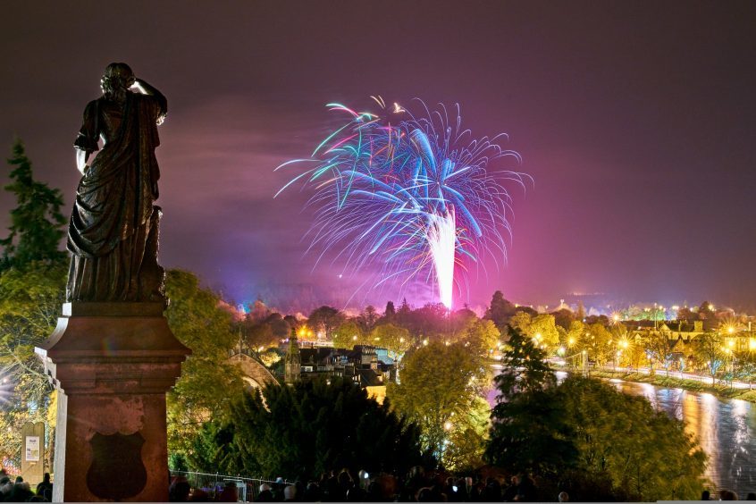 PICTURES Thousands brave the elements to watch spectacular Inverness