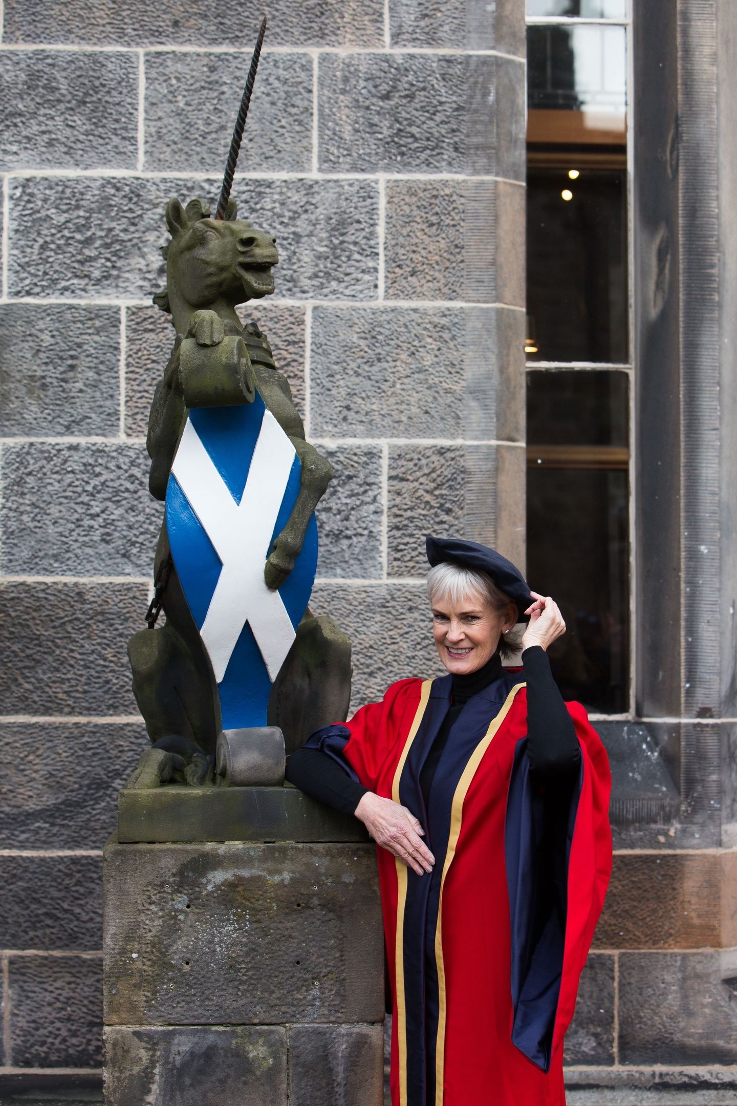 Judy Murray at the Aberdeen University graduations