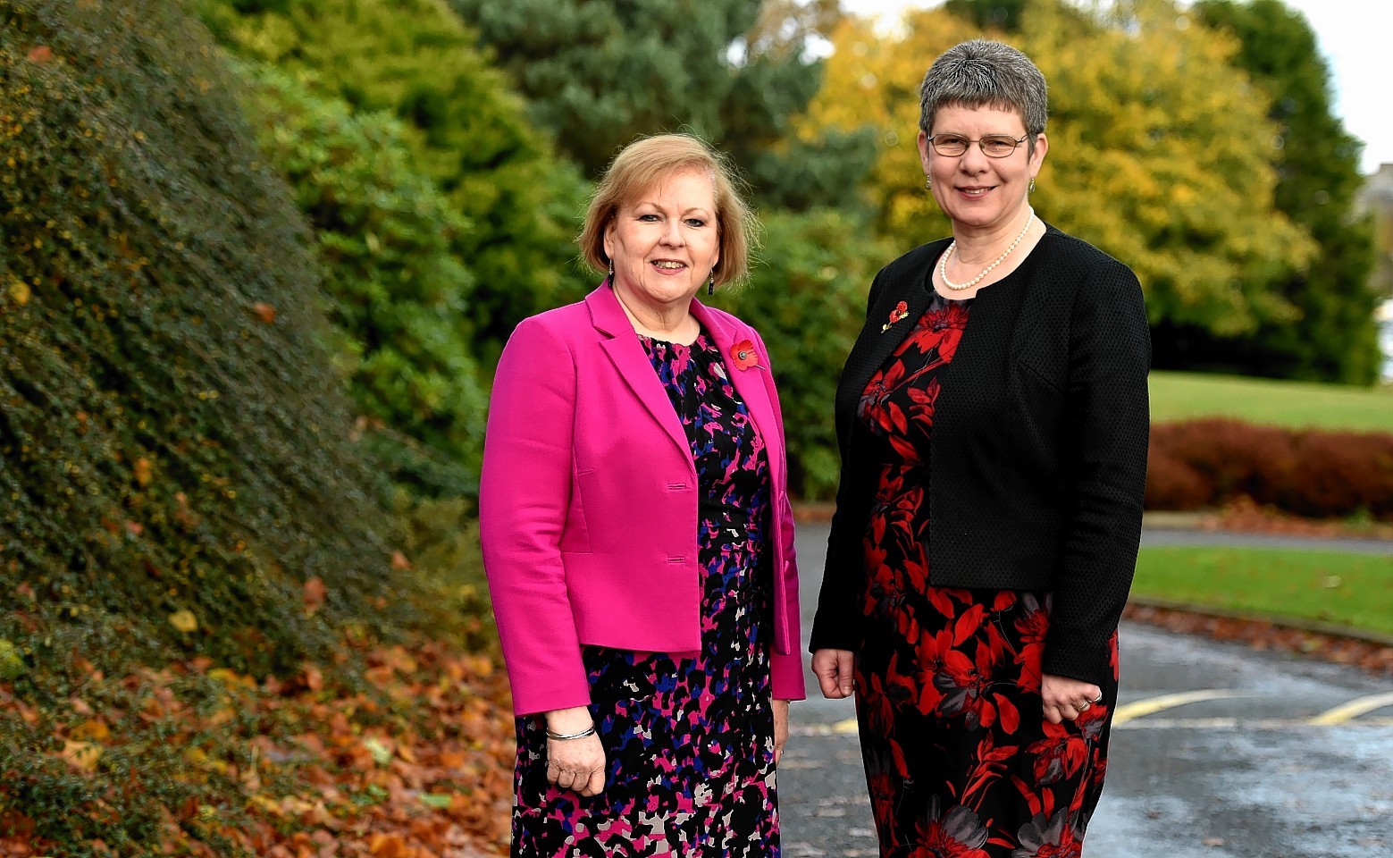 Education chief Maria Walker and council co-leader Alison Evison