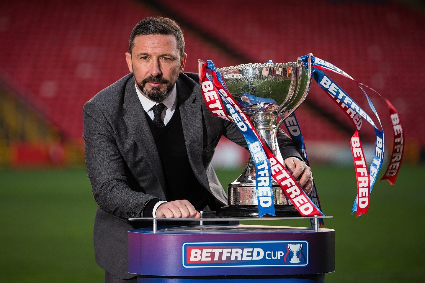 Derek McInnes hopes to lift the League Cup for a second time