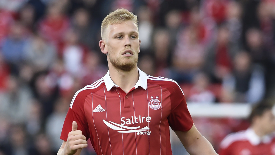 Jayden Stockley came  off the bench to score Aberdeen's third.