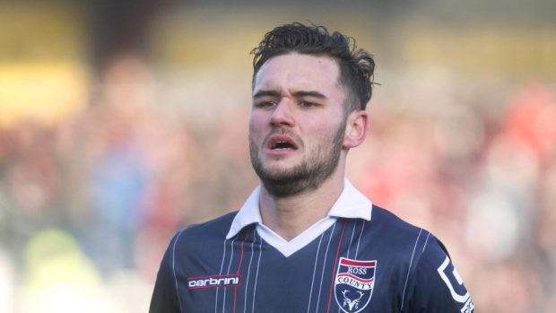 Alex Schalk missed a fine late chance for Ross County.