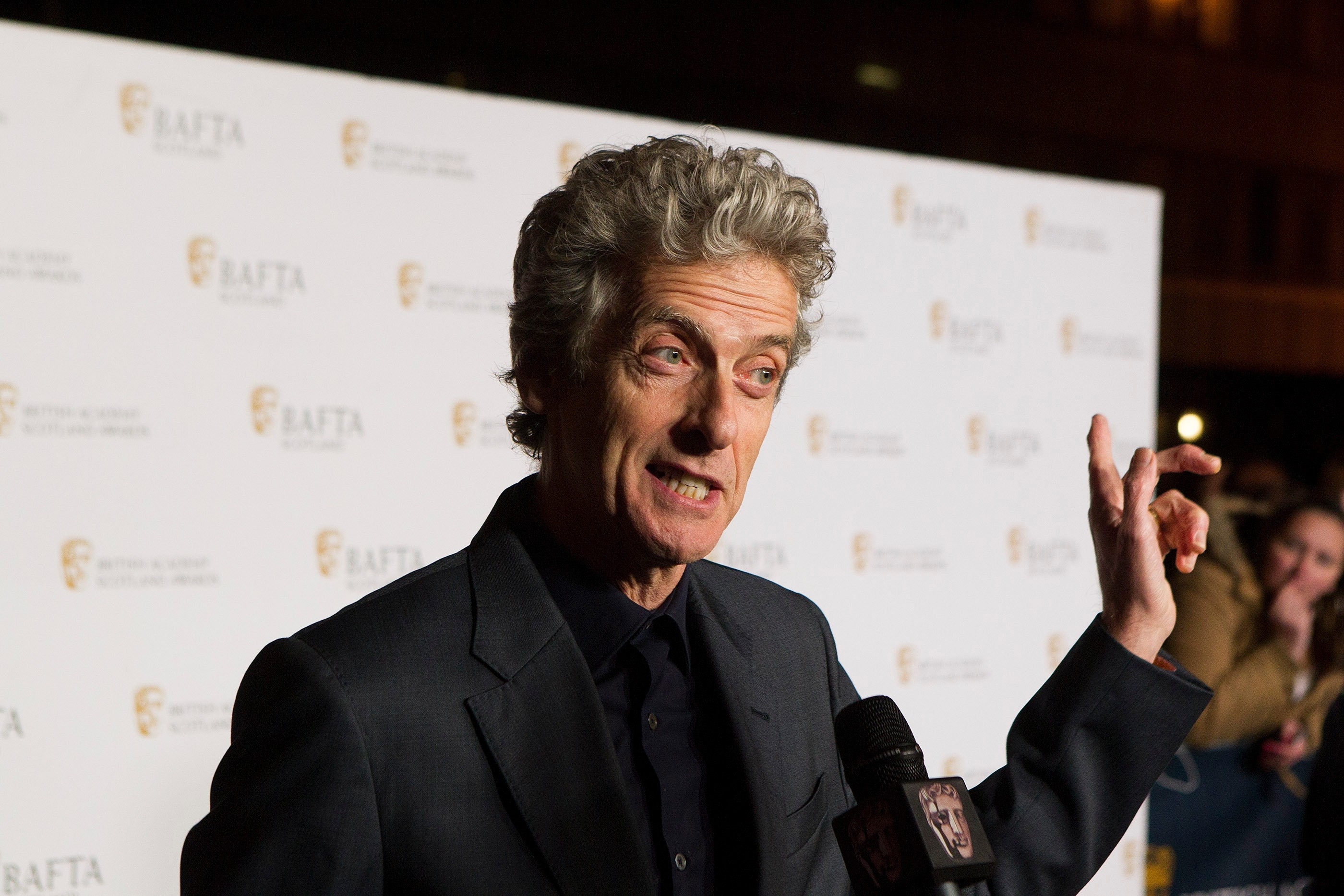 Dr Who actor Peter Capaldi on the red carpet at the BAFTA Scotland Awards held at the Radisson Blu, Glasgow. The awards honour the very best Scottish talent in film, television and video games industries. Nov 6 2016