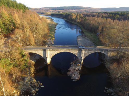 Potarch Bridge, on
Royal Deeside.
Picture courtesy of
reader Ryan
Winterburn