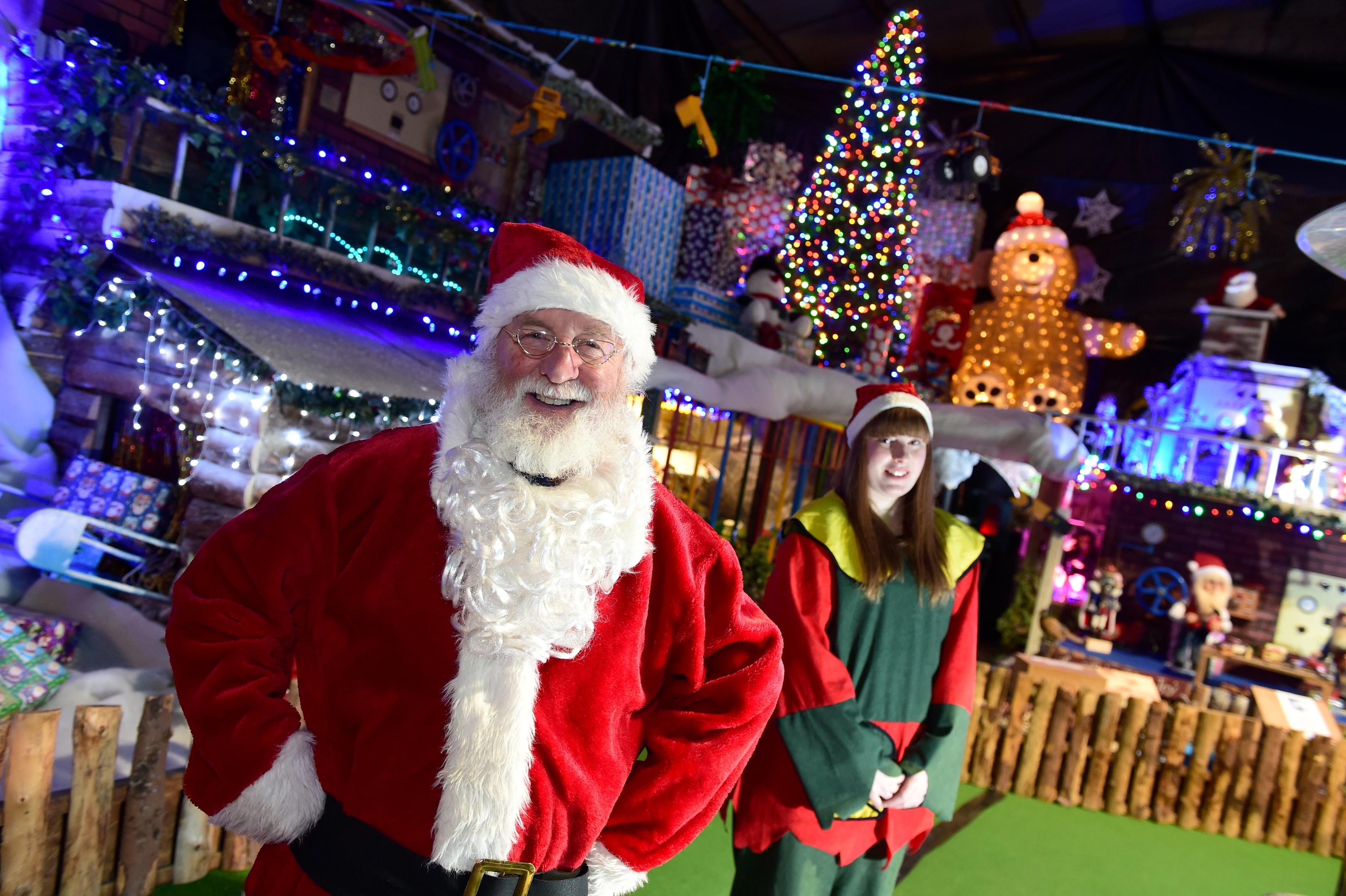 Santa visited BA Stores, Broomhill Farm, Lyne of Skene, Aberdeenshir