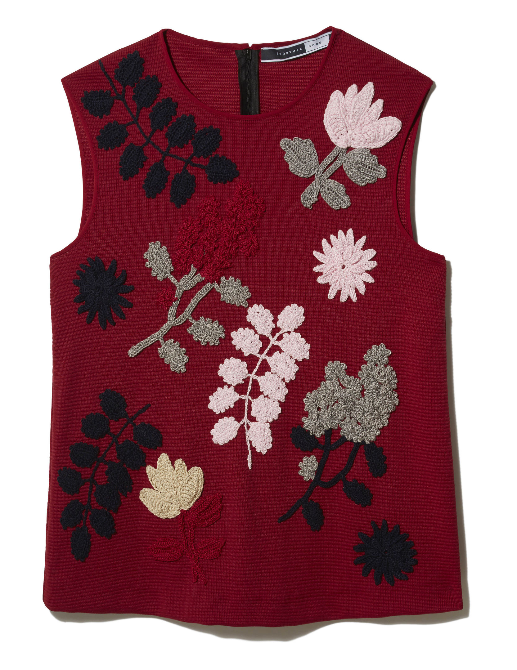 Sportmax Code Fiacre Sleeveless Ribbed Floral Top, available from houseoffraser.co.uk. 