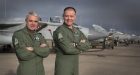 Squadron Leader Gallie (left) and Flight Lieutenant Stradling (right) of XV (Reserve) Squadron at RAF Lossiemouth have collectively amassed 10,000 hours flying time in a Tornado.