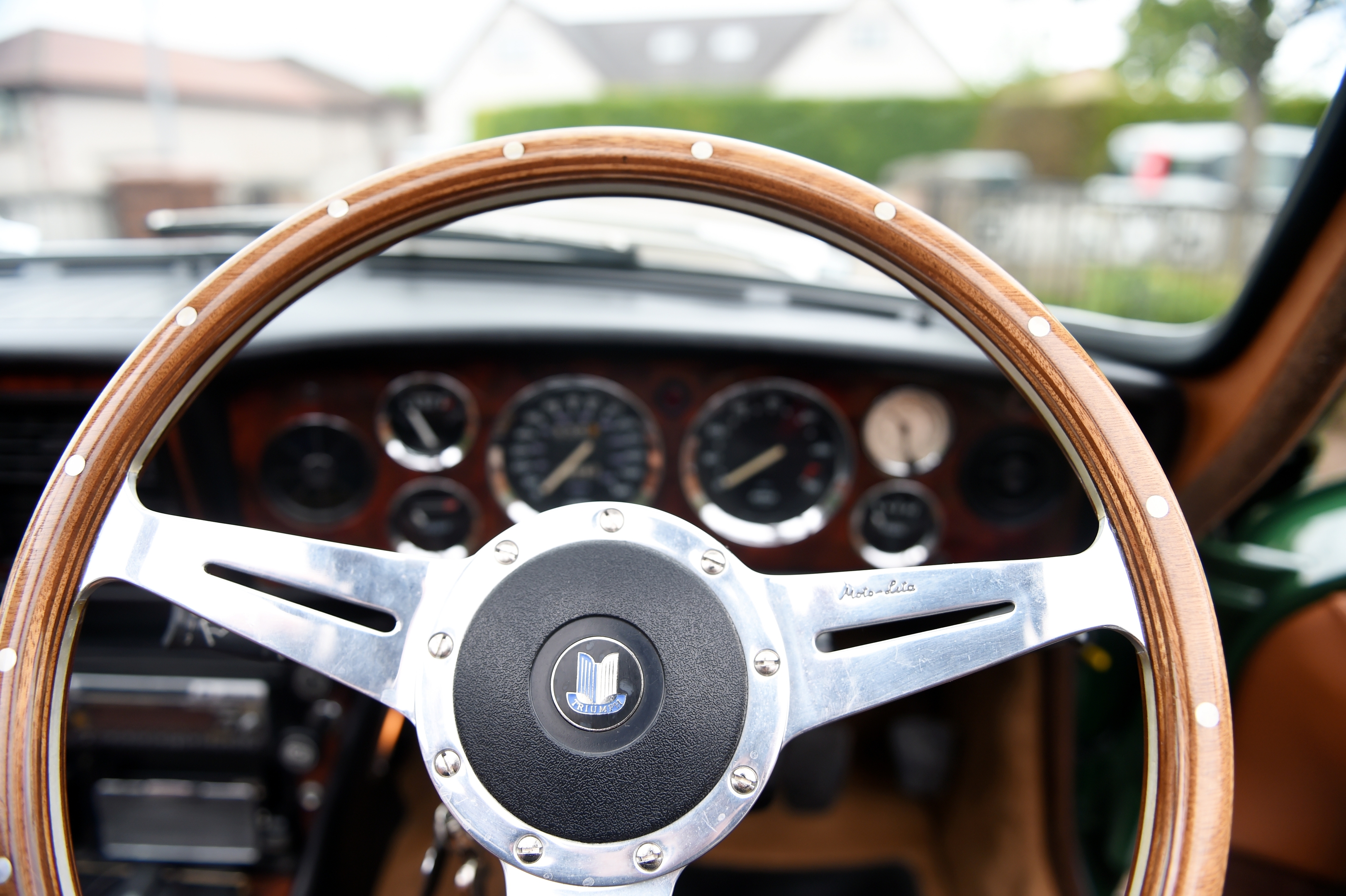 YOUR CAR - Alex Macmillan, Newfield Terraqce, Elgin and his 1973 Triumph Stag. Picture by Gordon Lennox 25/05/2016