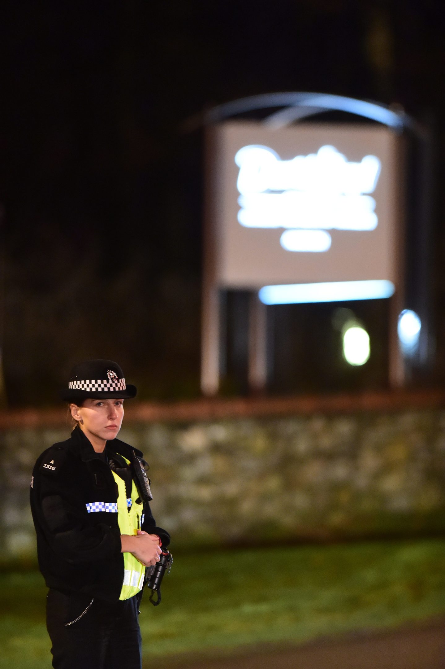 Emergency services at the scene at David Lloyd Gym in Aberdeen