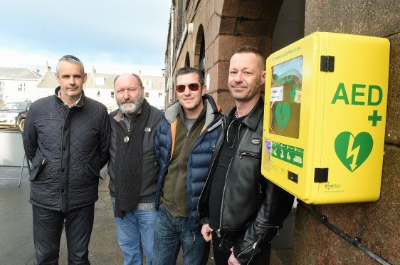 Stonehaven's new defibrillator has arrived