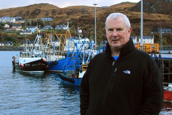 John Hermes at Mallaig Harbour.