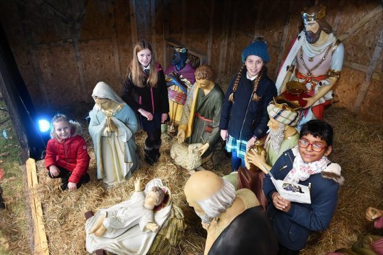 The blessing of the Aberdeen City Christmas Nativity was held at the Saint Nicholas Kirkyard.