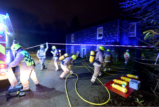 Police have launched an investigation following the blaze.