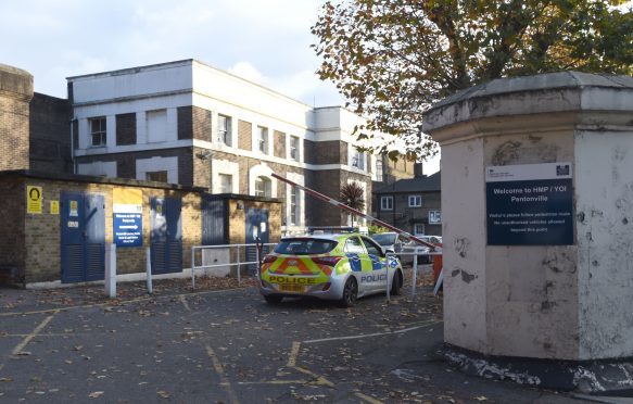 A general view of Pentonville Prison, north London, where two inmates escaped from, it has emerged.