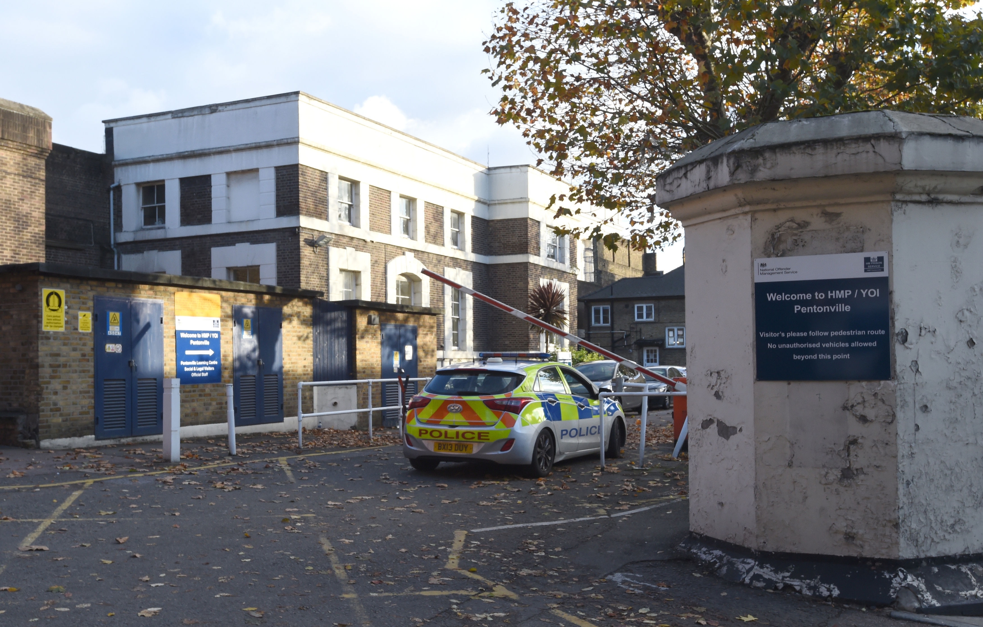 A general view of Pentonville Prison, north London, where two inmates escaped from, it has emerged.